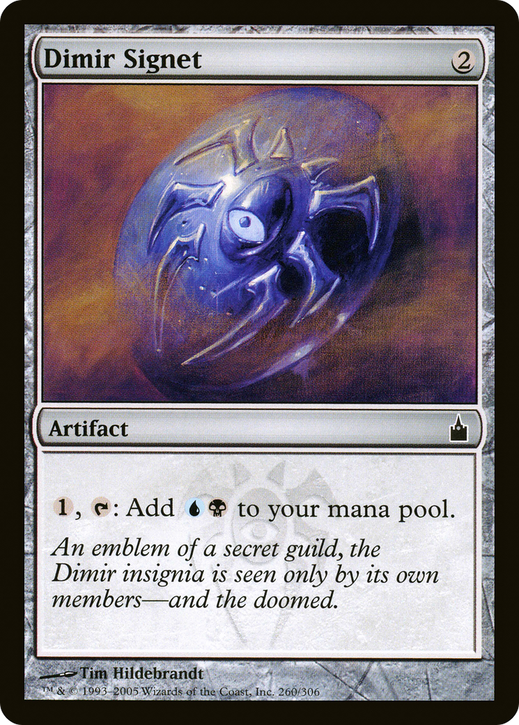 Dimir Signet (RAV-260) - Ravnica: City of Guilds - Premium MTG Single from Wizards of the Coast - Just $0.34! Shop now at Game Crave Tournament Store