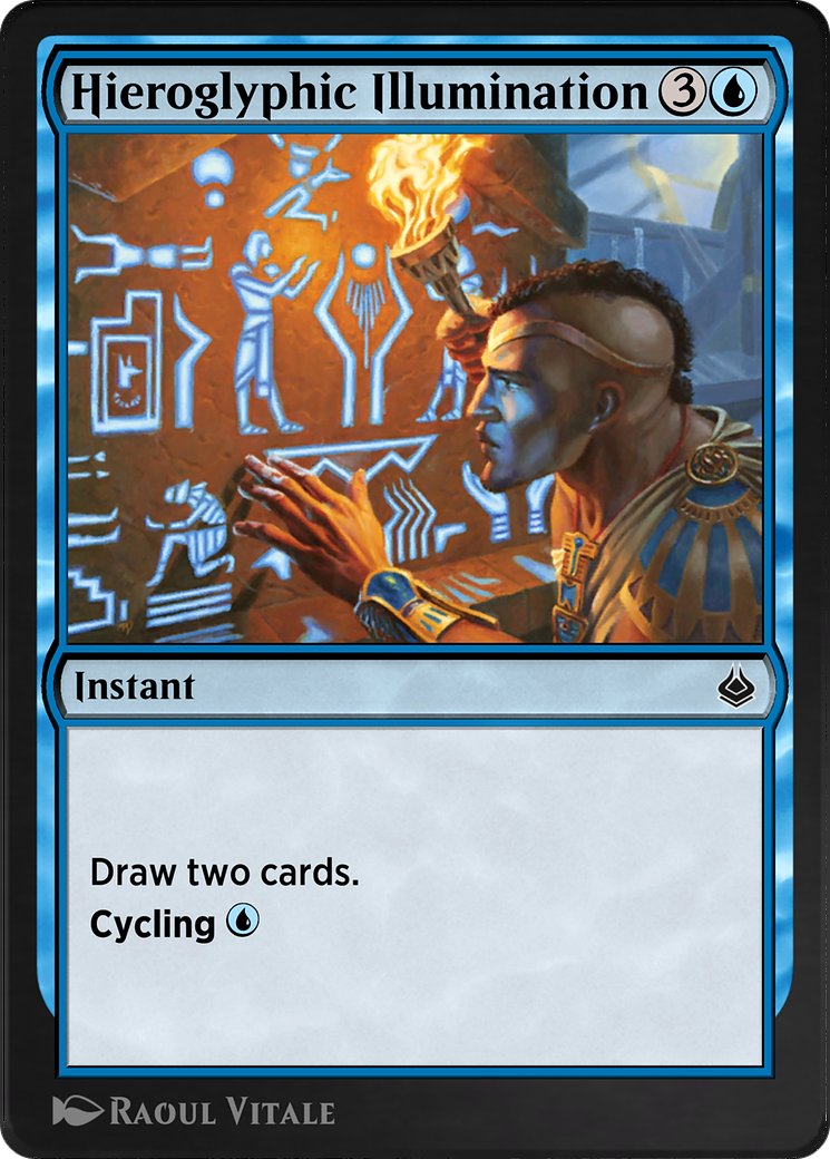 Hieroglyphic Illumination (AKR-064) - Amonkhet Remastered - Premium MTG Single from Wizards of the Coast - Just $0! Shop now at Game Crave Tournament Store