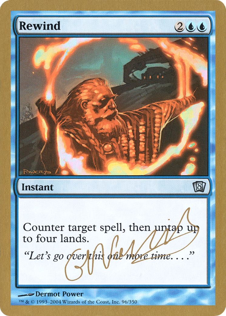 Rewind (WC04-GN96) - World Championship Decks 2004 - Premium MTG Single from Wizards of the Coast - Just $0.18! Shop now at Game Crave Tournament Store