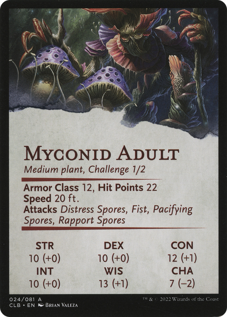 Myconid Spore Tender // Myconid Spore Tender (ACLB-024) - Battle for Baldur's Gate Art Series (Borderless) Foil - Premium MTG Single from Wizards of the Coast - Just $0! Shop now at Game Crave Tournament Store