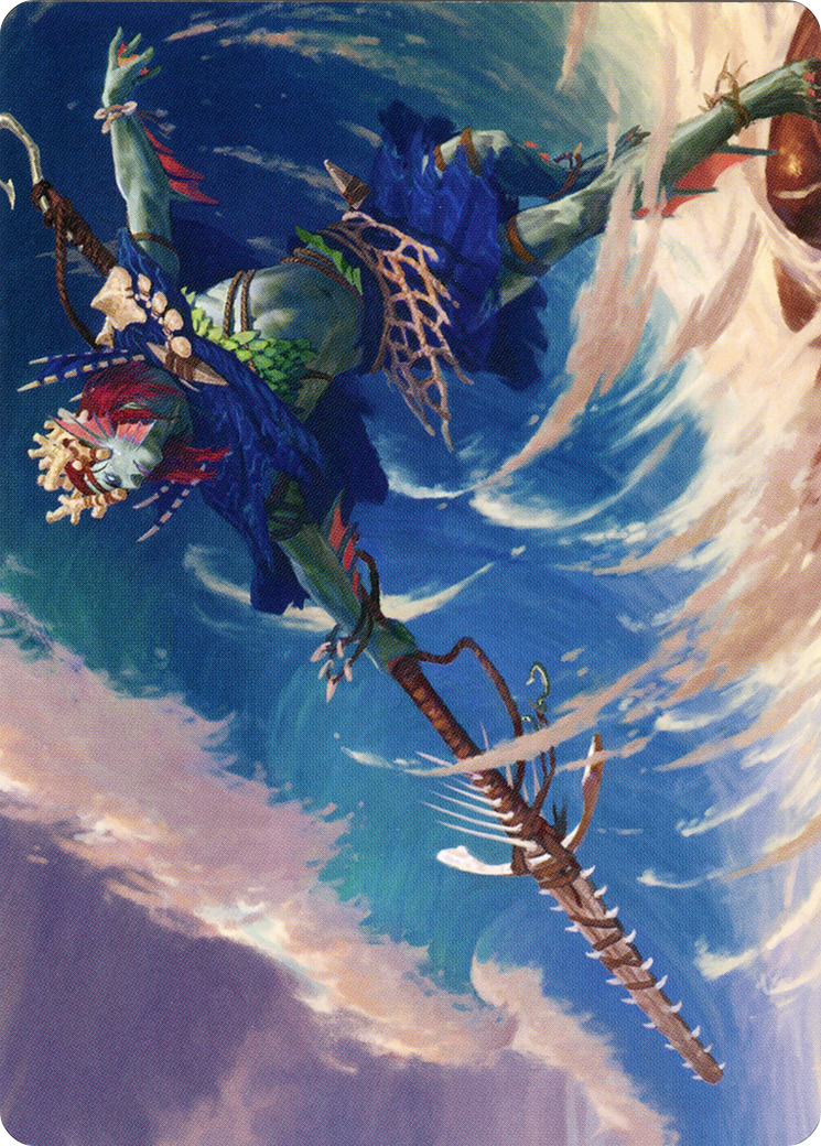 Tazeem Roilmage // Tazeem Roilmage (AZNR-051) - Zendikar Rising Art Series (Borderless) - Premium MTG Single from Wizards of the Coast - Just $0! Shop now at Game Crave Tournament Store