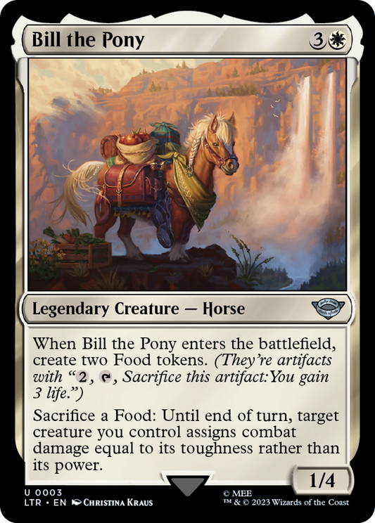 Bill the Pony (LTR-003) - The Lord of the Rings: Tales of Middle-earth Foil - Premium MTG Single from Wizards of the Coast - Just $0.18! Shop now at Game Crave Tournament Store