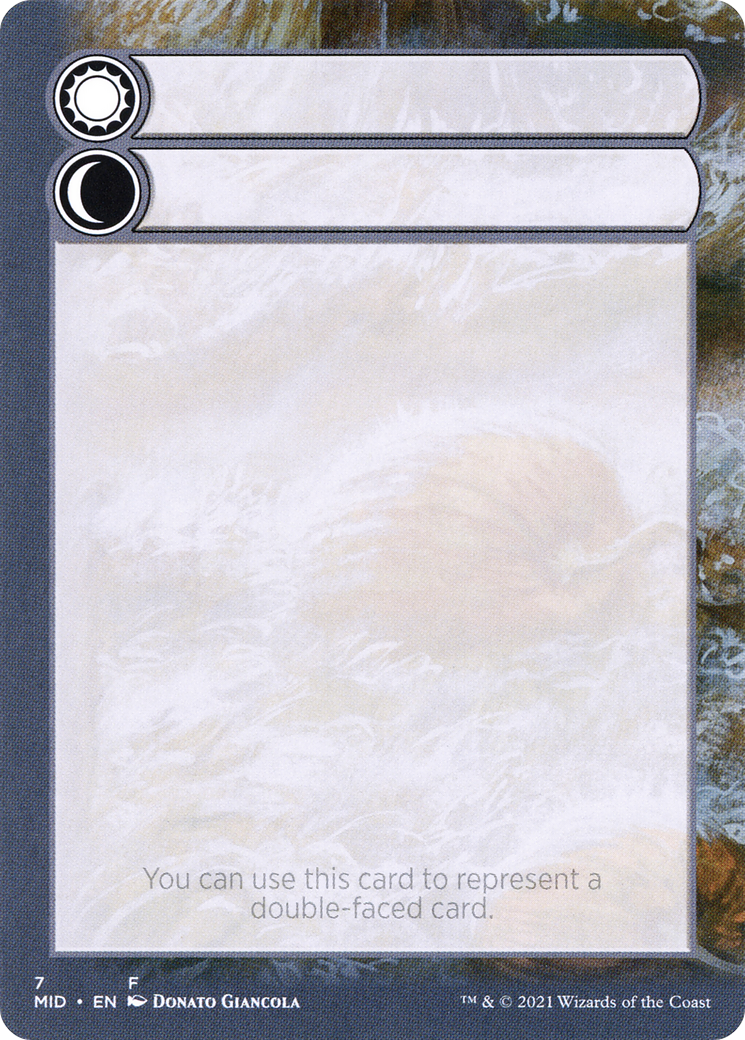 Double-Faced Substitute Card (SMID-007) - Innistrad: Midnight Hunt Substitute Cards - Premium MTG Single from Wizards of the Coast - Just $0! Shop now at Game Crave Tournament Store