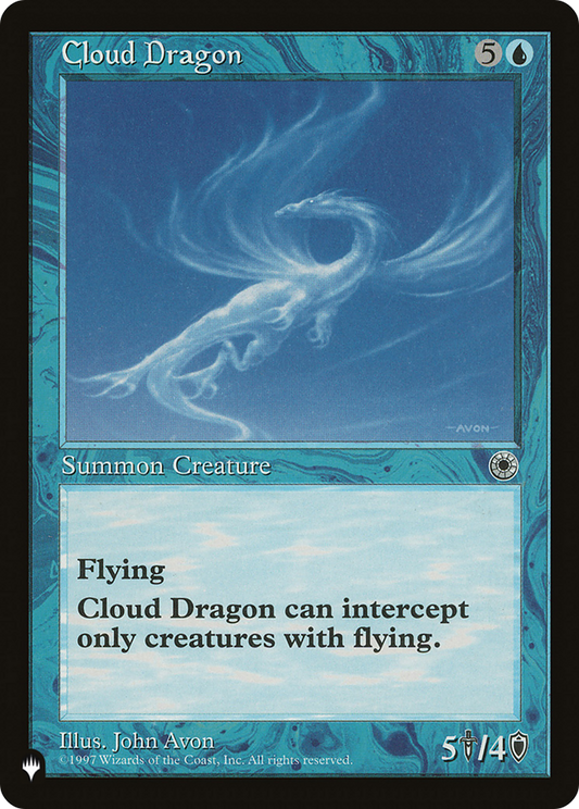 Cloud Dragon (PLIST-755) - The List - Premium MTG Single from Wizards of the Coast - Just $0.08! Shop now at Game Crave Tournament Store