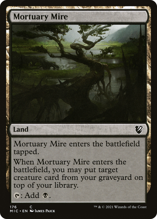 Mortuary Mire (MIC-176) - Midnight Hunt Commander - Premium MTG Single from Wizards of the Coast - Just $0.10! Shop now at Game Crave Tournament Store