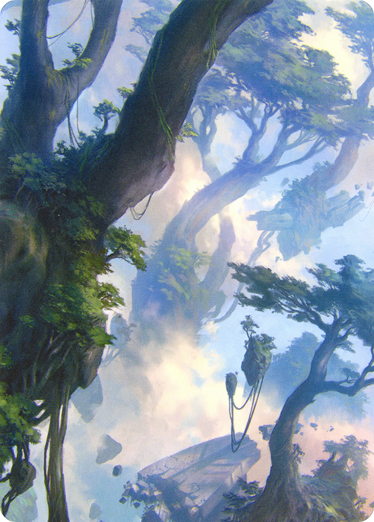 Forest // Forest (AZNR-019) - Zendikar Rising Art Series (Borderless) Foil - Premium MTG Single from Wizards of the Coast - Just $0! Shop now at Game Crave Tournament Store