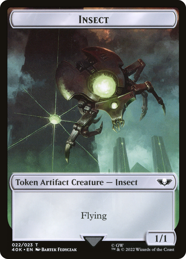 Insect (T40K-022) - Warhammer 40,000 Tokens - Premium MTG Single from Wizards of the Coast - Just $0! Shop now at Game Crave Tournament Store