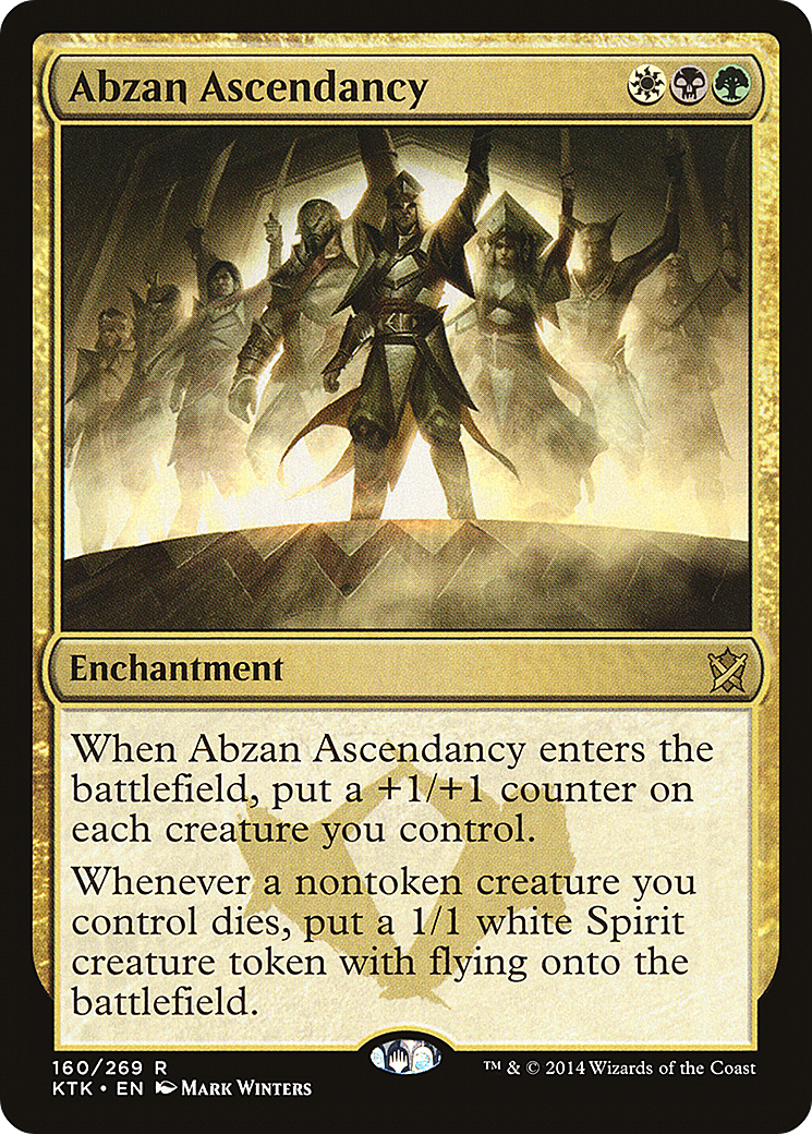 Abzan Ascendancy (KTK-160) - Khans of Tarkir - Premium MTG Single from Wizards of the Coast - Just $0.08! Shop now at Game Crave Tournament Store