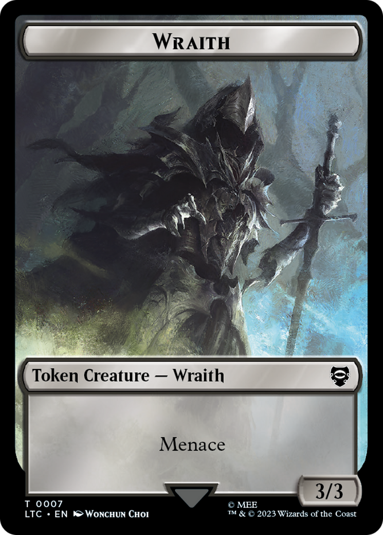 Wraith (TLTC-007) - Tales of Middle-earth Commander Tokens - Premium MTG Single from Wizards of the Coast - Just $0! Shop now at Game Crave Tournament Store