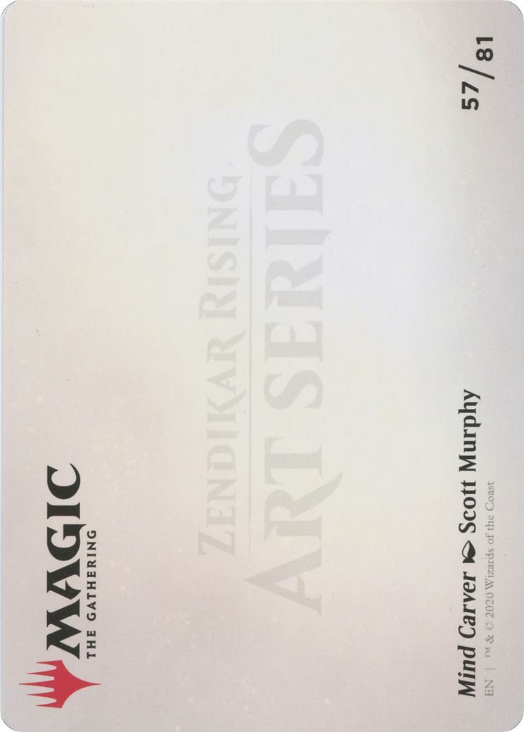 Mind Carver // Mind Carver (AZNR-057) - Zendikar Rising Art Series (Borderless) Foil - Premium MTG Single from Wizards of the Coast - Just $0! Shop now at Game Crave Tournament Store