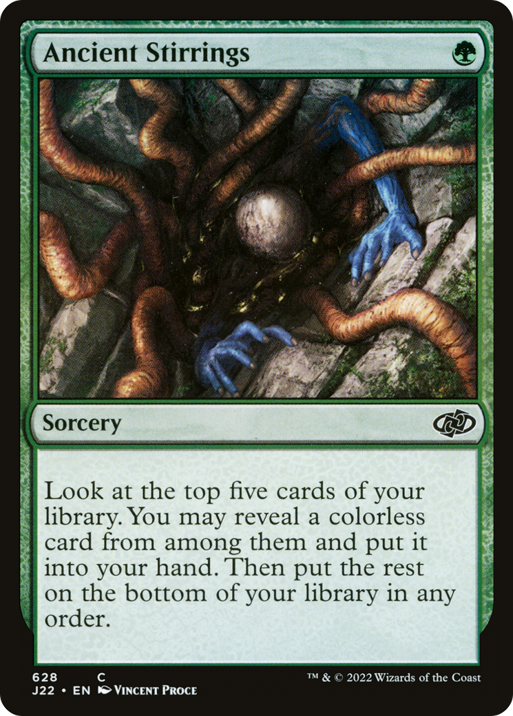 Ancient Stirrings (J22-628) - Jumpstart 2022 - Premium MTG Single from Wizards of the Coast - Just $0.08! Shop now at Game Crave Tournament Store