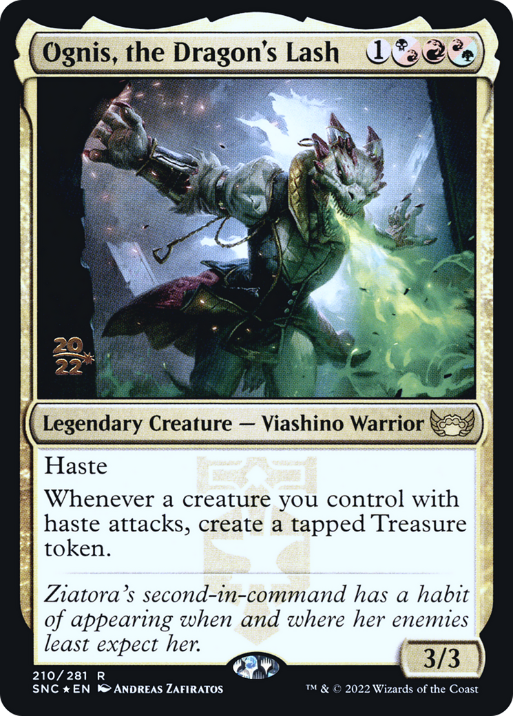 Ognis, the Dragon's Lash (PSNC-210S) - Streets of New Capenna Promos Foil - Premium MTG Single from Wizards of the Coast - Just $0.74! Shop now at Game Crave Tournament Store