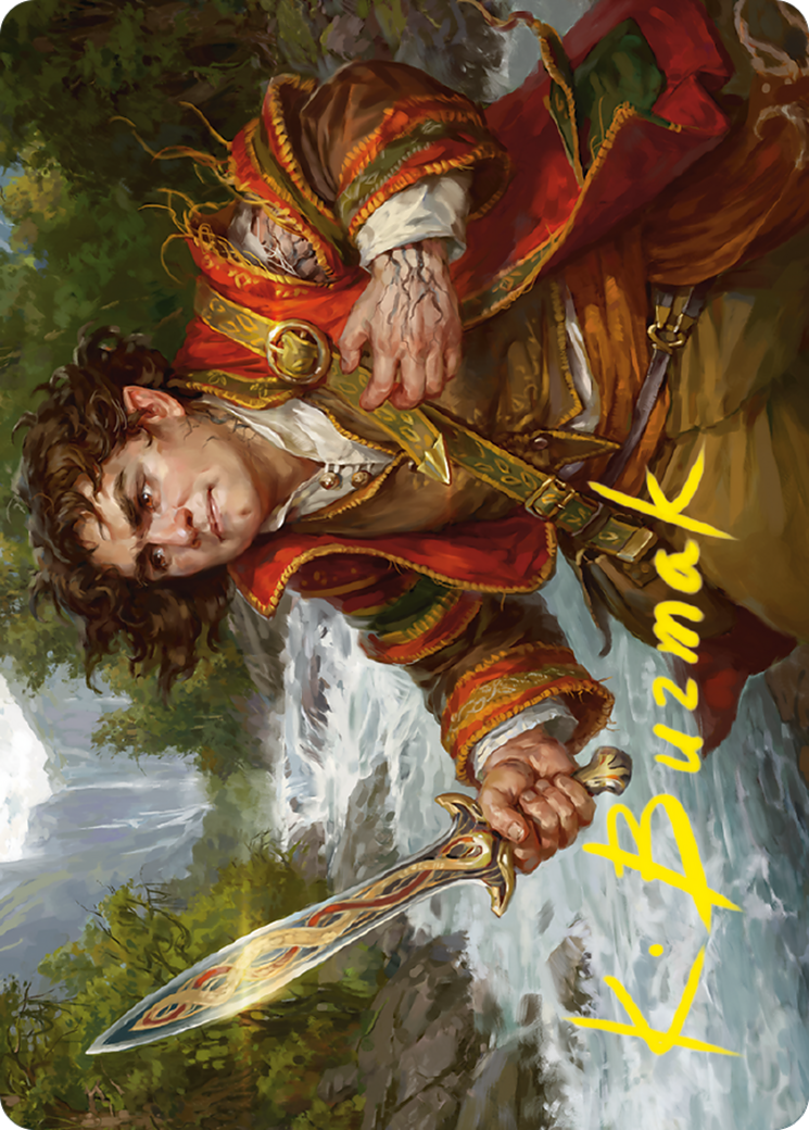 Frodo Baggins // Frodo Baggins (ALTR-016) - Tales of Middle-earth Art Series (Borderless) Foil - Premium MTG Single from Wizards of the Coast - Just $0! Shop now at Game Crave Tournament Store