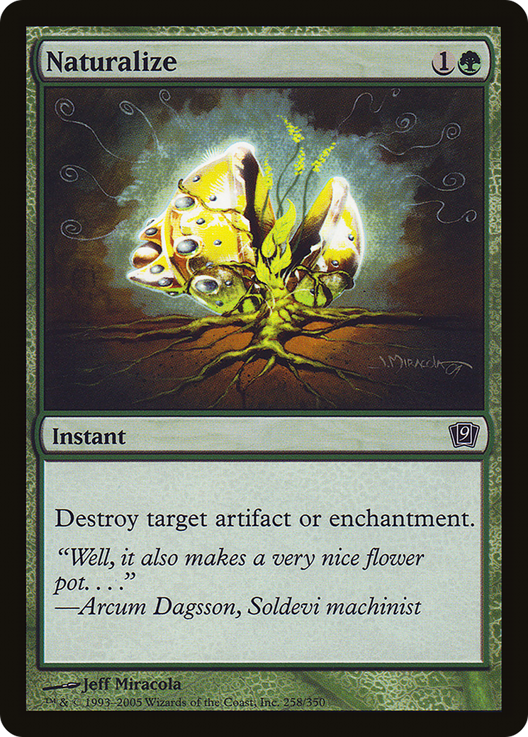 Naturalize (9ED-258★) - Ninth Edition Foil - Premium MTG Single from Wizards of the Coast - Just $0.13! Shop now at Game Crave Tournament Store
