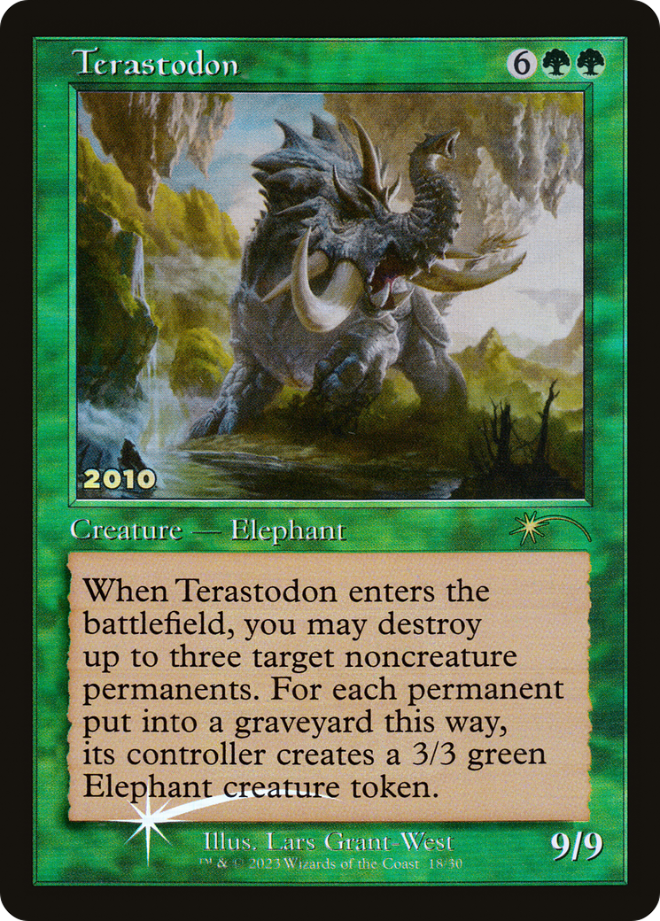 Terastodon (P30A-018) - 30th Anniversary Play Promos Foil - Premium MTG Single from Wizards of the Coast - Just $0.08! Shop now at Game Crave Tournament Store