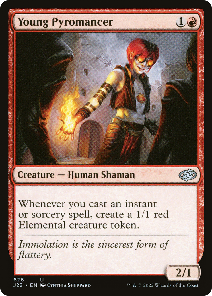 Young Pyromancer (J22-626) - Jumpstart 2022 - Premium MTG Single from Wizards of the Coast - Just $0.08! Shop now at Game Crave Tournament Store