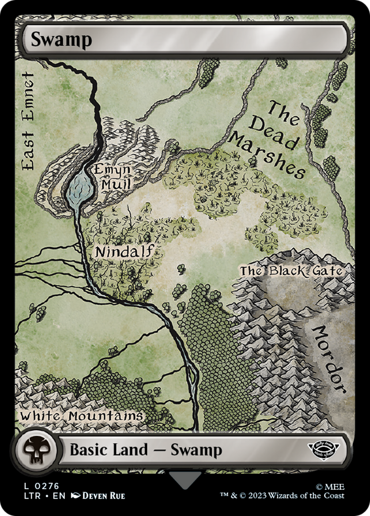 Swamp (LTR-276) - The Lord of the Rings: Tales of Middle-earth Foil - Premium MTG Single from Wizards of the Coast - Just $0.12! Shop now at Game Crave Tournament Store