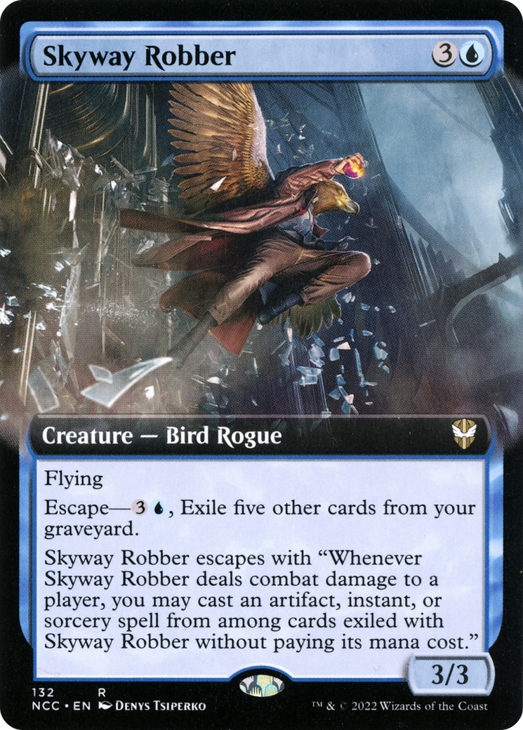 Skyway Robber (NCC-132) - New Capenna Commander: (Extended Art) - Premium MTG Single from Wizards of the Coast - Just $0.08! Shop now at Game Crave Tournament Store