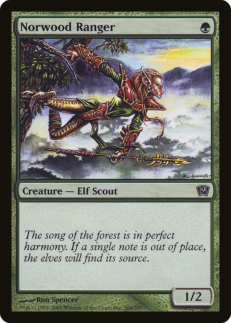Norwood Ranger (9ED-260★) - Ninth Edition Foil - Premium MTG Single from Wizards of the Coast - Just $0.08! Shop now at Game Crave Tournament Store