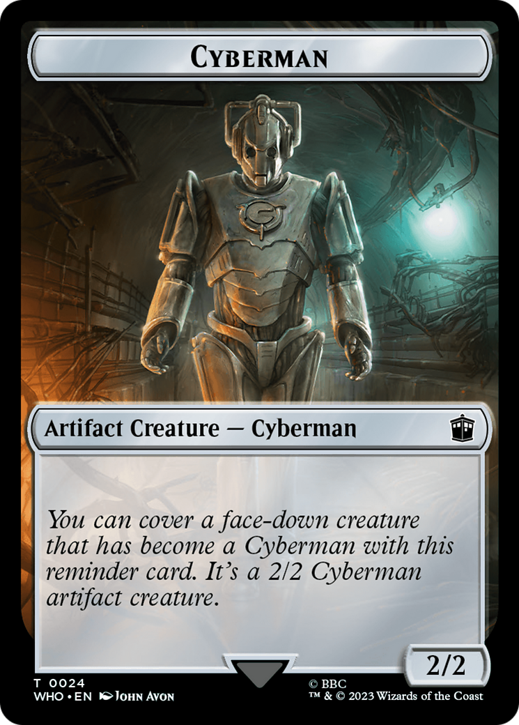 Cyberman (TWHO-024) - Doctor Who Tokens - Premium MTG Single from Wizards of the Coast - Just $0! Shop now at Game Crave Tournament Store