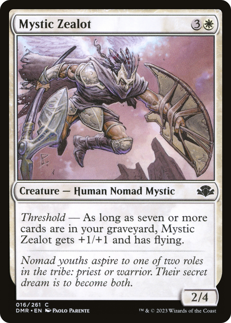Mystic Zealot (DMR-016) - Dominaria Remastered Foil - Premium MTG Single from Wizards of the Coast - Just $0.08! Shop now at Game Crave Tournament Store