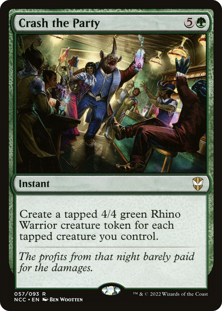 Crash the Party (NCC-057) - New Capenna Commander - Premium MTG Single from Wizards of the Coast - Just $0.25! Shop now at Game Crave Tournament Store