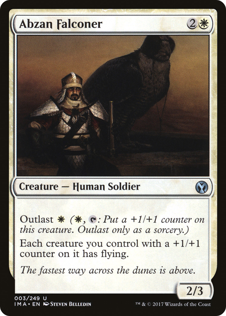 Abzan Falconer (IMA-003) - Iconic Masters - Premium MTG Single from Wizards of the Coast - Just $0.08! Shop now at Game Crave Tournament Store