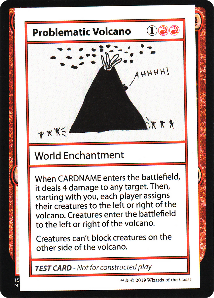 Problematic Volcano (CMB2-060) - Mystery Booster Playtest Cards 2021 - Premium MTG Single from Wizards of the Coast - Just $0.08! Shop now at Game Crave Tournament Store