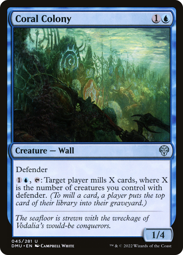 Coral Colony (DMU-045) - Dominaria United - Premium MTG Single from Wizards of the Coast - Just $0.08! Shop now at Game Crave Tournament Store