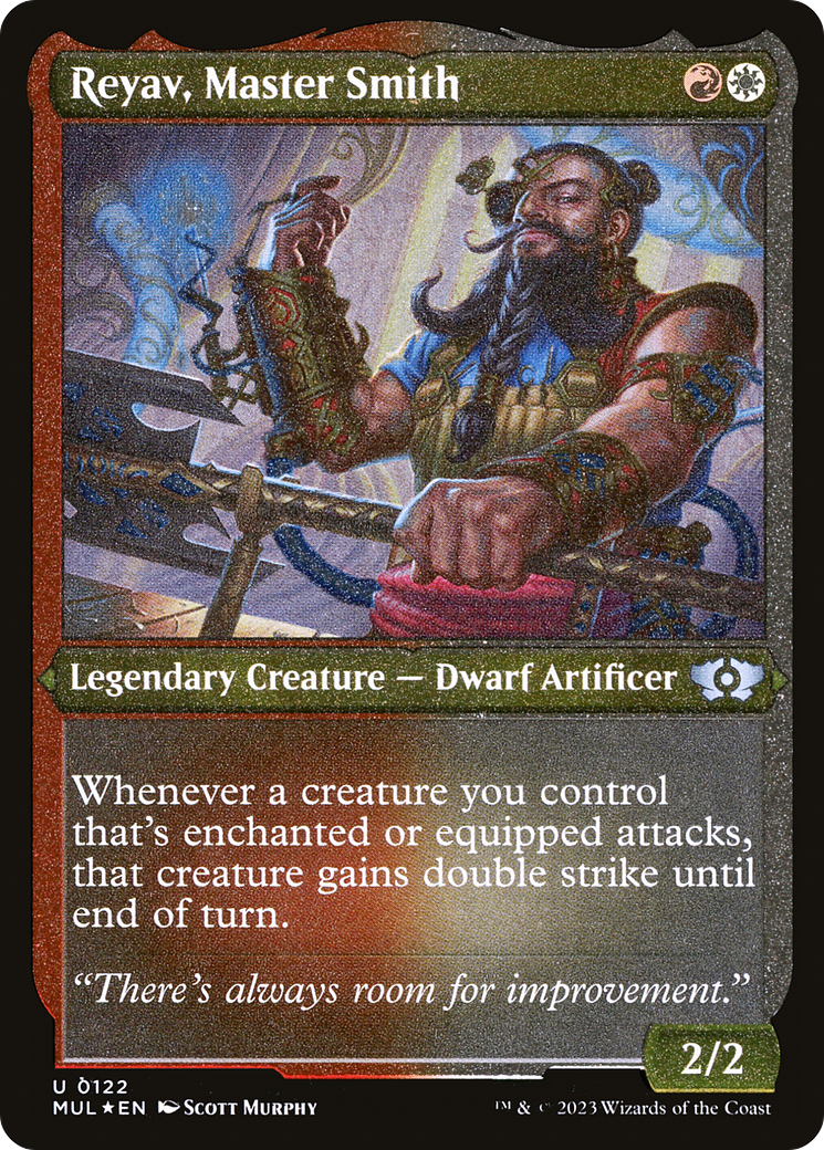 Reyav, Master Smith (MUL-122) - Multiverse Legends Etched Foil - Premium MTG Single from Wizards of the Coast - Just $0.25! Shop now at Game Crave Tournament Store
