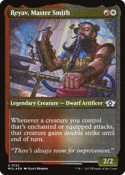 Reyav, Master Smith (MUL-122) - Multiverse Legends Etched Foil - Premium MTG Single from Wizards of the Coast - Just $0.25! Shop now at Game Crave Tournament Store