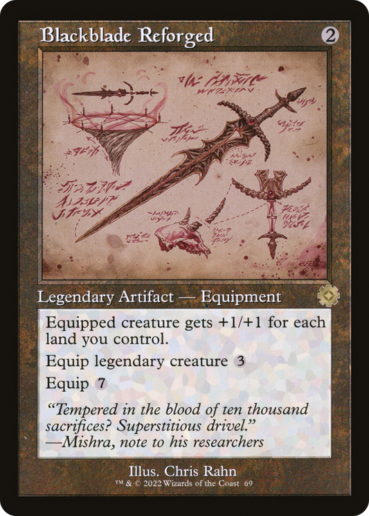 Blackblade Reforged (BRR-069) - The Brothers' War Retro Artifacts Foil - Premium MTG Single from Wizards of the Coast - Just $0.97! Shop now at Game Crave Tournament Store