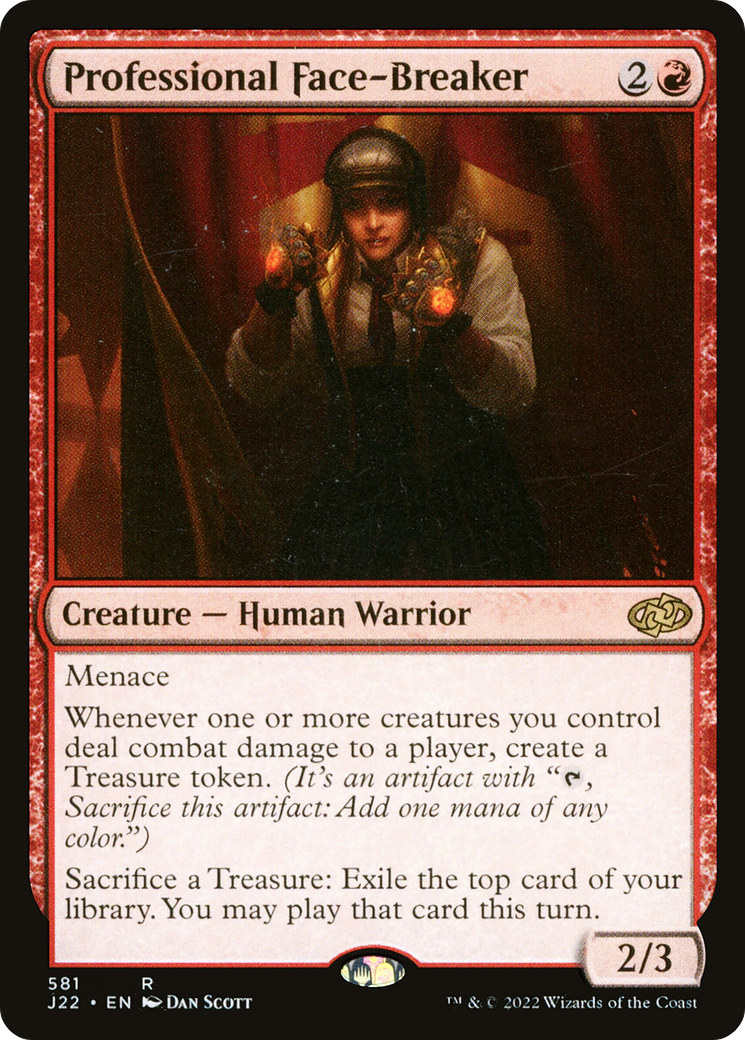 Professional Face-Breaker (J22-581) - Jumpstart 2022 - Premium MTG Single from Wizards of the Coast - Just $1.28! Shop now at Game Crave Tournament Store