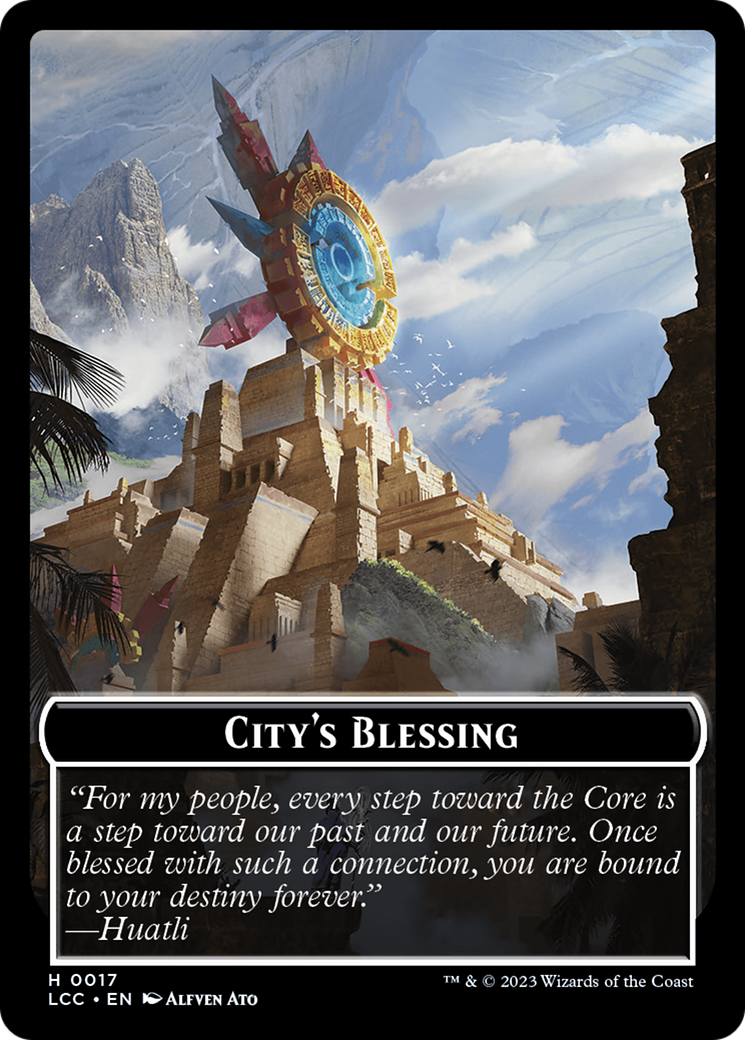 City's Blessing (TLCC-017) - The Lost Caverns of Ixalan Commander Tokens Foil - Premium MTG Single from Wizards of the Coast - Just $0! Shop now at Game Crave Tournament Store