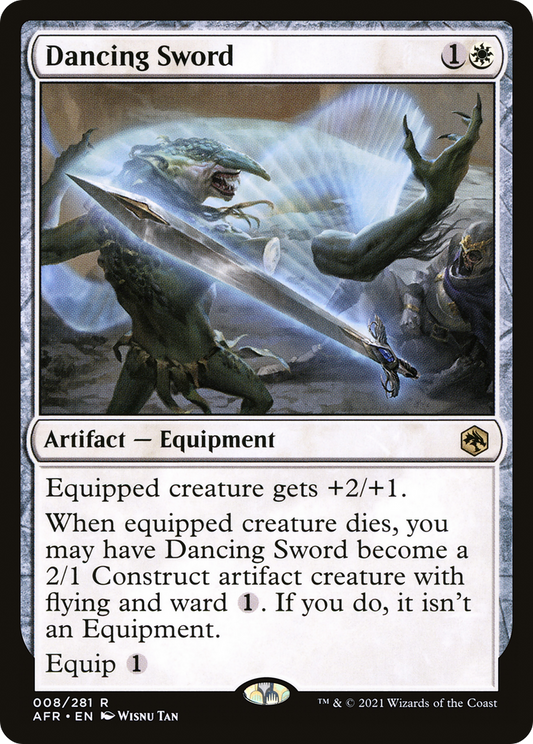 Dancing Sword (AFR-008) - Adventures in the Forgotten Realms - Premium MTG Single from Wizards of the Coast - Just $0.25! Shop now at Game Crave Tournament Store