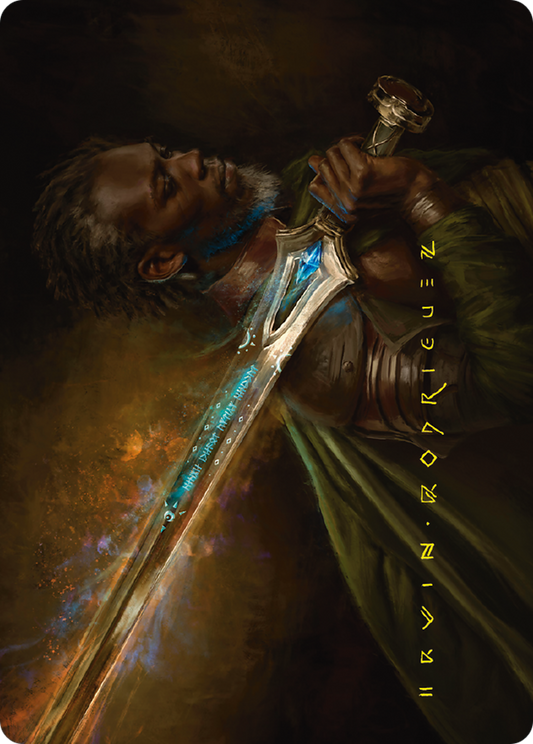 Andúril, Flame of the West // Andúril, Flame of the West (ALTR-028) - Tales of Middle-earth Art Series (Borderless) Foil - Premium MTG Single from Wizards of the Coast - Just $0! Shop now at Game Crave Tournament Store