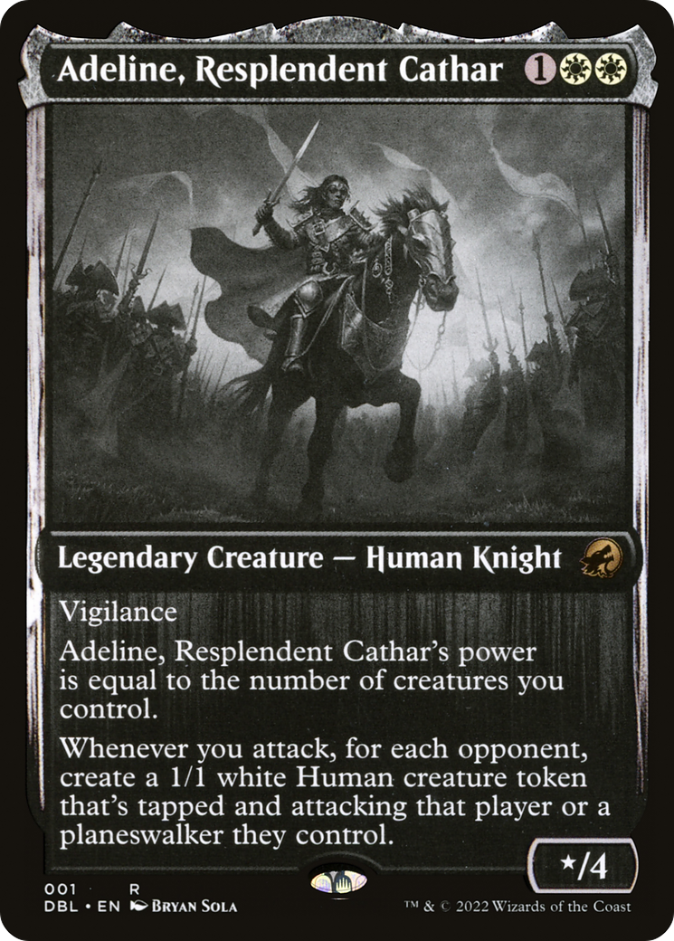Adeline, Resplendent Cathar (DBL-001) - Innistrad: Double Feature - Premium MTG Single from Wizards of the Coast - Just $1.47! Shop now at Game Crave Tournament Store