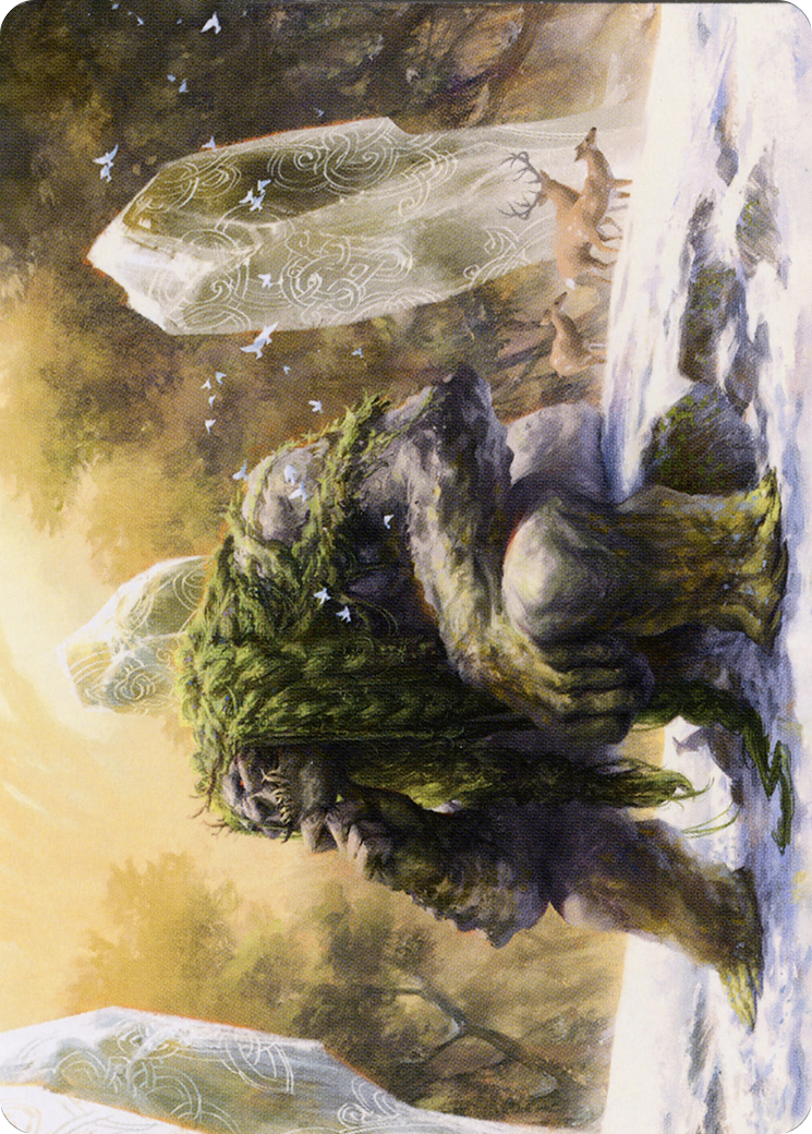 Svella, Ice Shaper // Svella, Ice Shaper (AKHM-066) - Kaldheim Art Series (Borderless) - Premium MTG Single from Wizards of the Coast - Just $0! Shop now at Game Crave Tournament Store