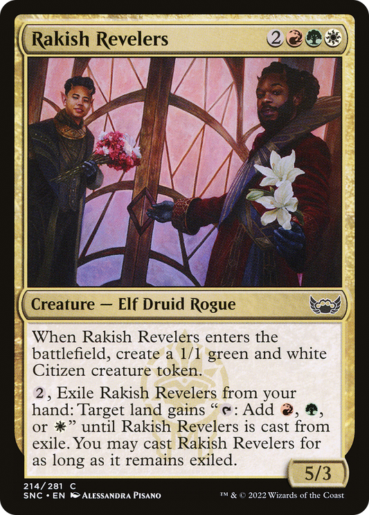 Rakish Revelers (SNC-214) - Streets of New Capenna - Premium MTG Single from Wizards of the Coast - Just $0.08! Shop now at Game Crave Tournament Store