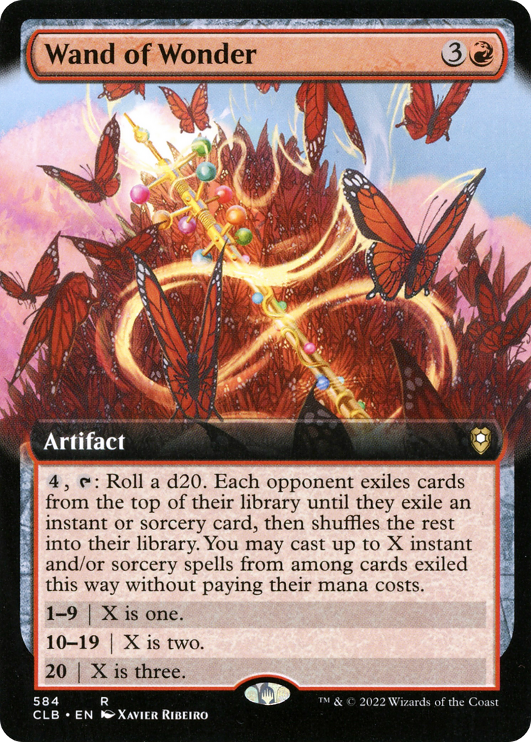 Wand of Wonder (CLB-584) - Commander Legends: Battle for Baldur's Gate: (Extended Art) - Premium MTG Single from Wizards of the Coast - Just $0.23! Shop now at Game Crave Tournament Store