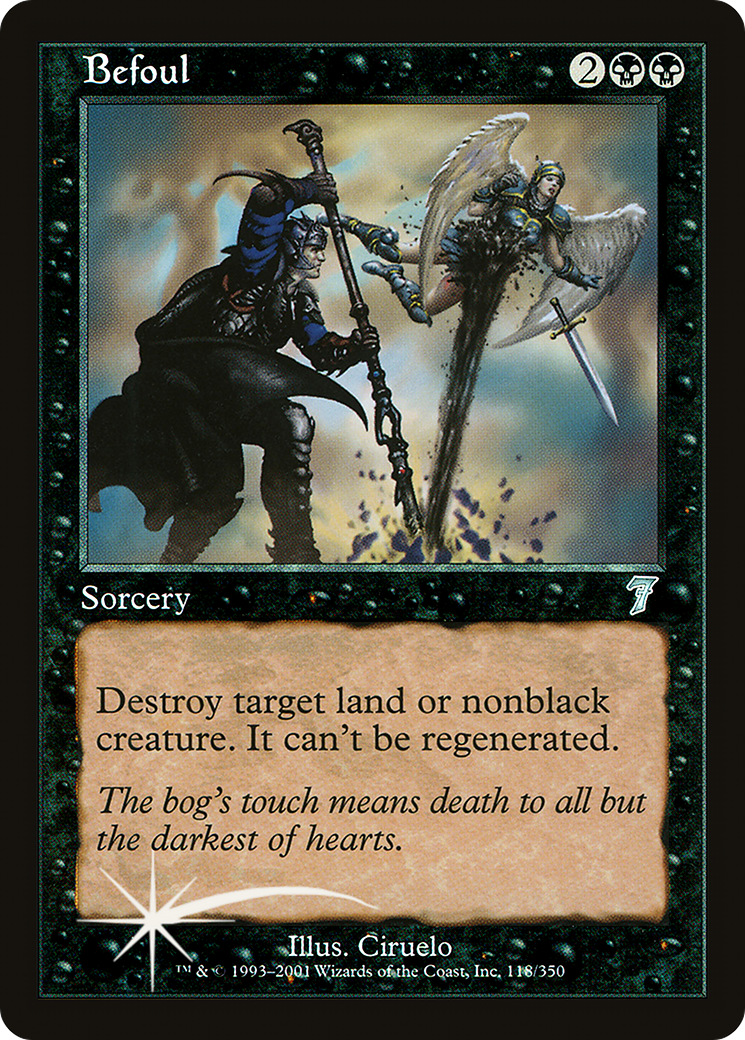 Befoul (7ED-118★) - Seventh Edition Foil - Premium MTG Single from Wizards of the Coast - Just $1.91! Shop now at Game Crave Tournament Store
