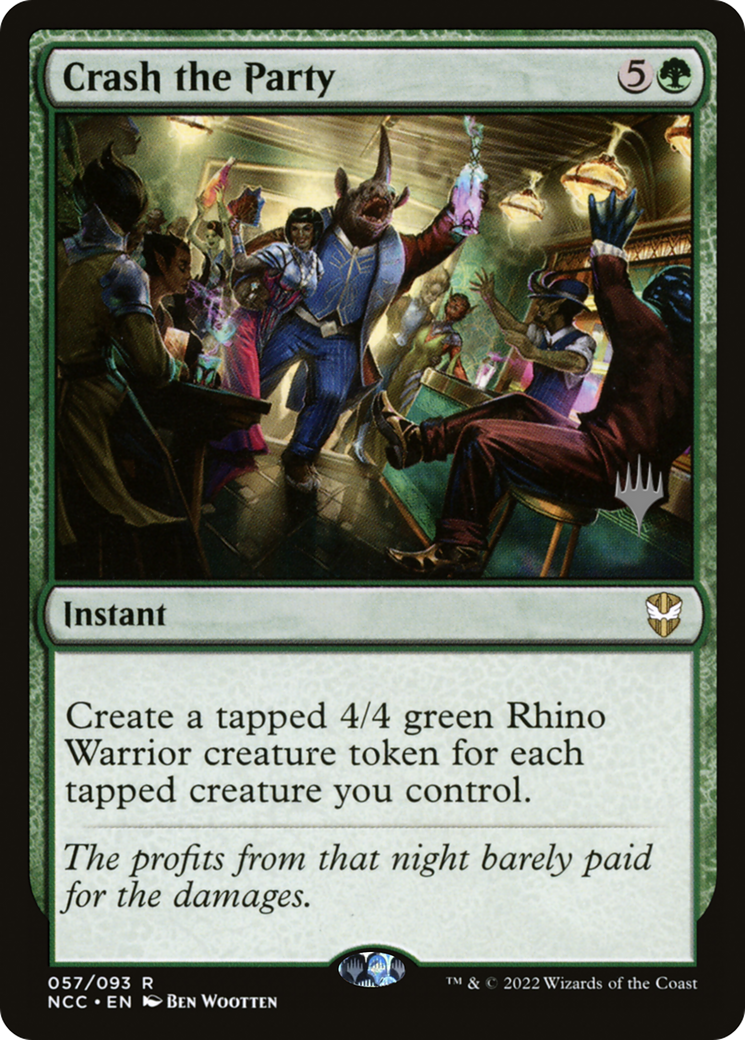 Crash the Party (PNCC-57P) - New Capenna Commander Promos Foil - Premium MTG Single from Wizards of the Coast - Just $0.56! Shop now at Game Crave Tournament Store