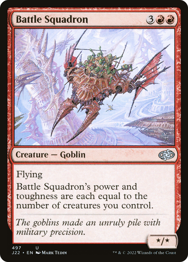 Battle Squadron (J22-497) - Jumpstart 2022 - Premium MTG Single from Wizards of the Coast - Just $0.08! Shop now at Game Crave Tournament Store