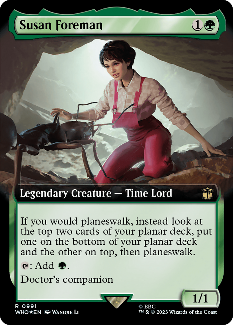 Susan Foreman (WHO-991) - Doctor Who: (Extended Art) Foil - Premium MTG Single from Wizards of the Coast - Just $0.49! Shop now at Game Crave Tournament Store