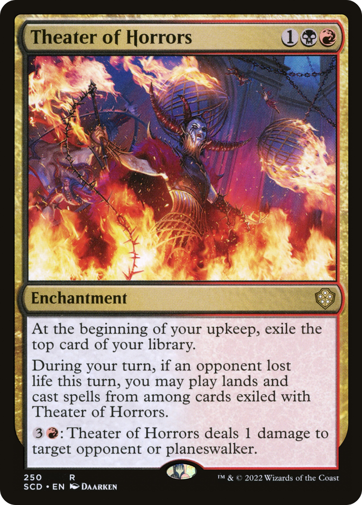Theater of Horrors (SCD-250) - Starter Commander Decks - Premium MTG Single from Wizards of the Coast - Just $0.25! Shop now at Game Crave Tournament Store