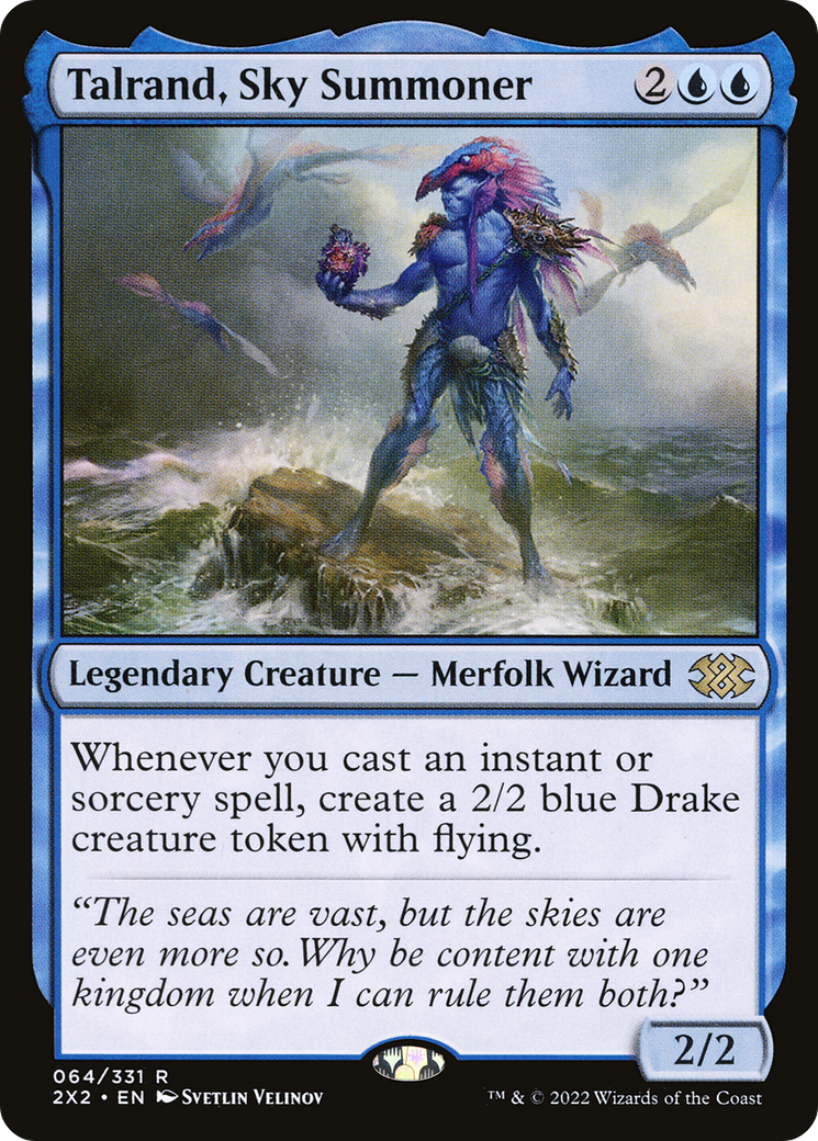 Talrand, Sky Summoner (2X2-064) - Double Masters 2022 - Premium MTG Single from Wizards of the Coast - Just $0.08! Shop now at Game Crave Tournament Store