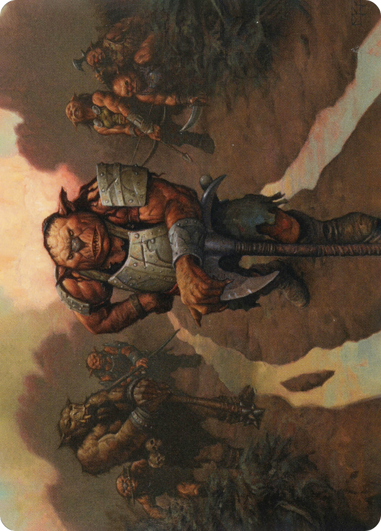 Hobgoblin Bandit Lord // Hobgoblin (AAFR-030) - Adventures in the Forgotten Realms Art Series (Borderless) - Premium MTG Single from Wizards of the Coast - Just $0! Shop now at Game Crave Tournament Store