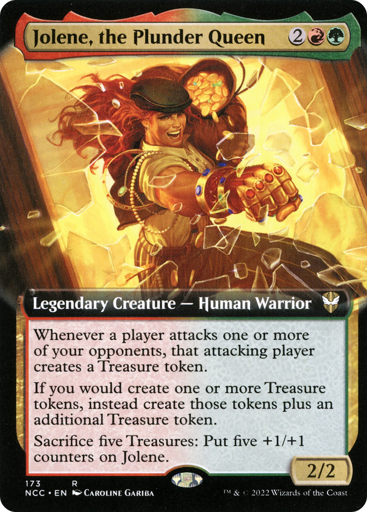 Jolene, the Plunder Queen (NCC-173) - New Capenna Commander: (Extended Art) - Premium MTG Single from Wizards of the Coast - Just $1.89! Shop now at Game Crave Tournament Store