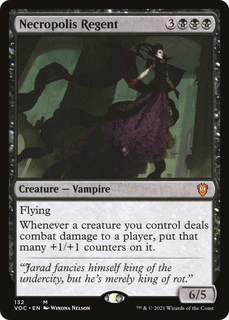 Necropolis Regent (VOC-132) - Crimson Vow Commander - Premium MTG Single from Wizards of the Coast - Just $0.39! Shop now at Game Crave Tournament Store