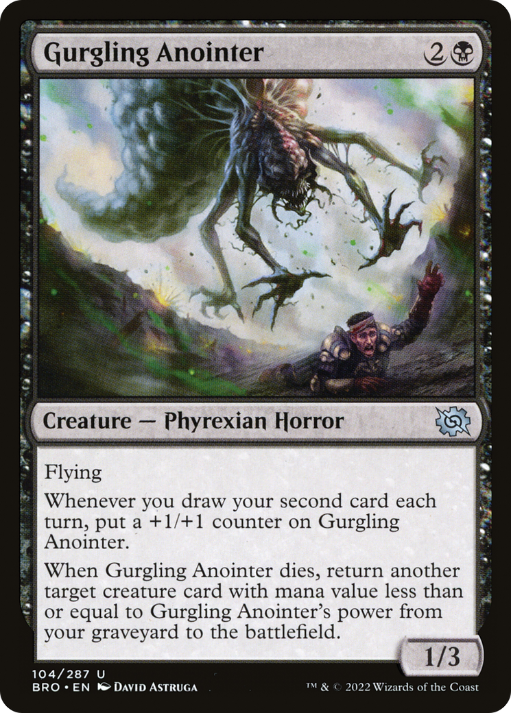 Gurgling Anointer (BRO-104) - The Brothers' War - Premium MTG Single from Wizards of the Coast - Just $0.08! Shop now at Game Crave Tournament Store